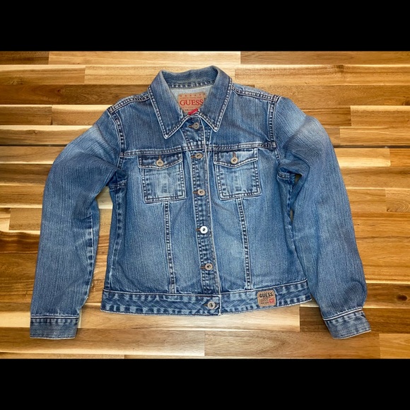 Guess Jackets & Blazers - Vintage GUESS Workwear Denim Jacket Rugged Durable